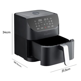 Foto 8 | Foto 8 | Freidora De Aire Multifunción Light-fry 6l Digital Hukën Masterchef