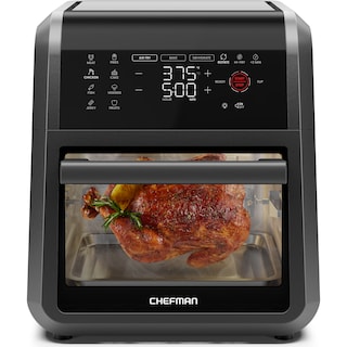 Foto 1 | Foto 1 | Horno Freidora de Aire Chefman 11.3 l 12 Funciones Predeterminadas Negro