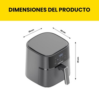 Foto 8 | Foto 8 | Freidora de Aire Chefman Digital de 3.7 l