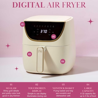 Foto 7 | Foto 7 | Air Fryer Paris Hilton Pantalla Táctil - Venta Internacional
