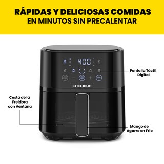 Foto 3 | Foto 3 | Freidora de Aire Chefman Negra de 3.7 L