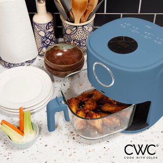 Foto 4 | Foto 4 | Air Fryer Cook With Color, Cesta De Vidrio De 1200 W, 4 L, Apta Para Lavavajillas - Venta Internacional.