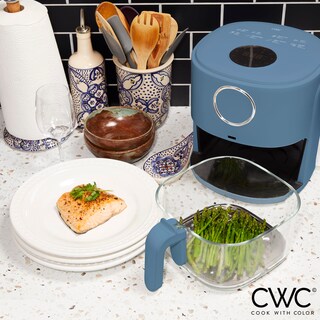 Foto 6 | Foto 6 | Air Fryer Cook With Color, Cesta De Vidrio De 1200 W, 4 L, Apta Para Lavavajillas - Venta Internacional.