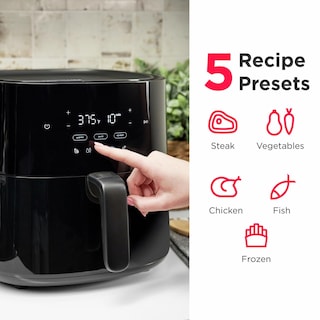 Foto 5 | Foto 5 | Air Fryer Frigidaire 3 En 1, 5.3 L, 5 Recetas Preprogramadas - Venta Internacional.