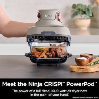 Foto 3 | Foto 3 | Freidora Ninja Crispi de Cooking System 4 Litros y 1,5 Litros Contenedores de Vidrio - Venta Internacional