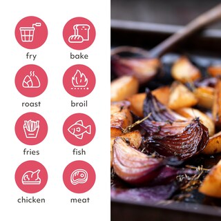 Foto 3 | Foto 3 | Air Fryer Sur La Table Kitchen Essentials, 8 Litros, 1500 W, 5 En 1 - Venta Internacional.