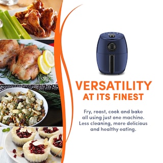 Foto 5 | Foto 5 | Air Fryer Elite Gourmet Eaf-0201bg# Personal 2,1 L 1000 W Azul Gris - Venta Internacional.