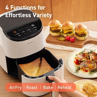 Foto 4 | Foto 4 | Air Fryer Cosori, 2.1 L, 4 En 1, Horneado Y Asado, Recalentado, Blanco, 900 W - Venta Internacional.