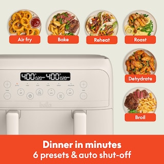 Foto 6 | Foto 6 | Air Fryer Bella Trizone 4l Evergood Ceramic Antiadherente Con Leche De Avena - Venta Internacional.