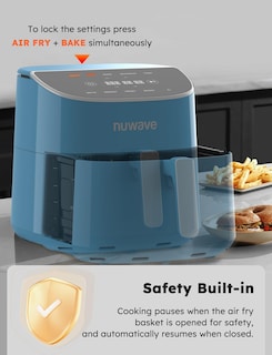 Foto 4 | Foto 4 | Pantalla Táctil Digital Air Fryer Nuwave Brio Plus De 8 Litros Sin Pfas - Venta Internacional.