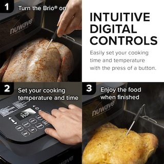 Foto 5 | Foto 5 | Air Fryer Nuwave Brio 8l 1800w 100 Presets - Termómetro Inteligente - Venta Internacional.