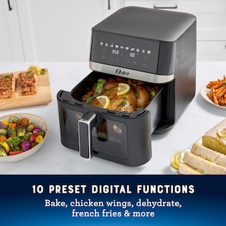 Foto 2 | Foto 2 | Air Fryer Oster Digital 10 Ajustes Preestablecidos Negro - Venta Internacional