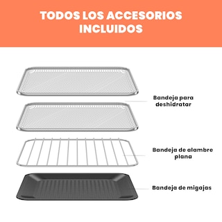 Foto 2 | Foto 2 | Chefman - Easyair 15 Qt: Freidora De Aire Y Horno De Encimera