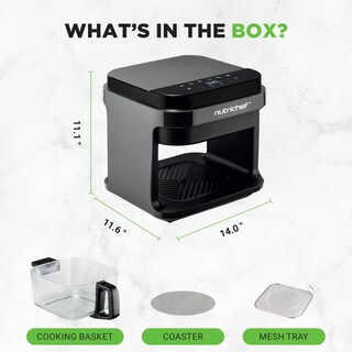 Foto 6 | Foto 6 | Freidora de Aire Nutrichef de 1200 w-Venta Internacional