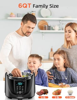 Foto 5 | Foto 5 | Combo De Olla A Presión Eléctrica Y Freidora Nuwave Duet 6l - Venta Internacional.