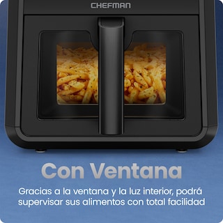Foto 7 | Foto 7 | Chefman - Turbofry Freidora De Aire 6 En 1 – 7 Q