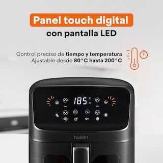 Foto 5 | Foto 5 | Freidora De Aire Multifuncional Ligth-view 4.5l Masterchef By Huken Mk-af-45black Negro Matte