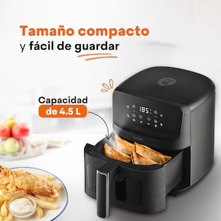 Foto 6 | Foto 6 | Freidora De Aire Multifuncional Ligth-view 4.5l Masterchef By Huken Mk-af-45black Negro Matte