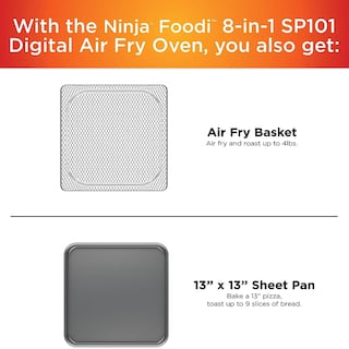 Foto 7 | Foto 7 | Horno De Sobremesa Air Fry Ninja Sp101 8 En 1 Plateado - Venta Internacional.