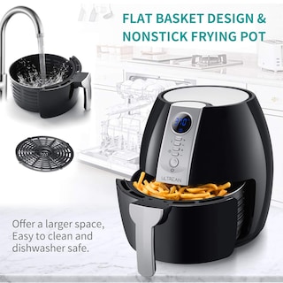 Foto 4 | Foto 4 | Horno Eléctrico Air Fryer Ultrean De 4.2 L 1500 W Negro - Venta Internacional.