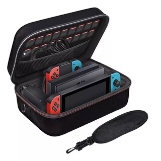 Foto 1 | Foto 1 | Estuche Funda Grande Rígido Viaje Para Nintendo Switch/oled Eo Safe Imports Esi-14445 Negro
