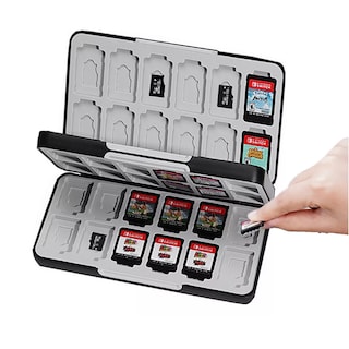 Foto 2 | Foto 2 | Estuche De Tarjetas De Juego Nintendo Switch Eo Safe Imports Esi-16765 Negro