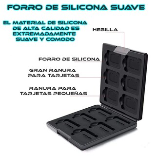 Foto 5 | Foto 5 | Estuche Portajuegos de Nintendo Switch Capacidad 12 Cartuchos