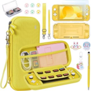 Foto 1 | Foto 1 | Kit De Accesorios Para Switch Lite Funda 15 En 1eo Safe Imports Esi-14453-1 Amarillo
