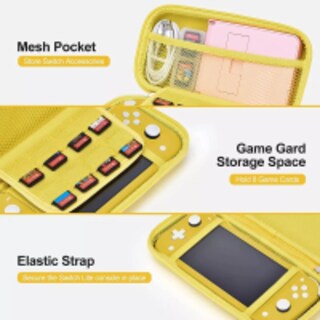 Foto 3 | Foto 3 | Kit De Accesorios Para Switch Lite Funda 15 En 1eo Safe Imports Esi-14453-1 Amarillo