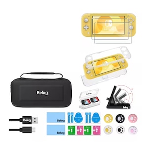 Foto 1 | Foto 1 | Kit De Accesorios Con Estuche Para Nintendo Switchlite 20en1 Belug, Negro