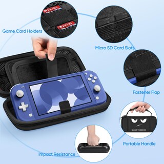 Foto 3 | Foto 3 | Paquete De Accesorios Switch Lite Fintie Case Con Funda 8 En 1 - Venta Internacional.