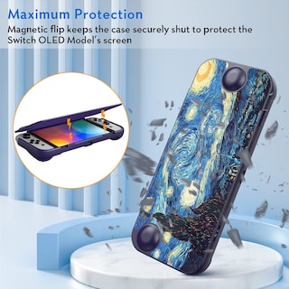 Foto 3 | Foto 3 | Funda con Tapa Fintie para Nintendo Switch Oled 2021 - Venta Internacional