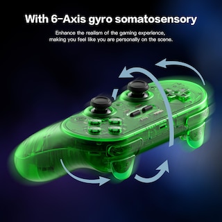 Foto 3 | Foto 3 | Controlador Bluetooth 8bitdo Pro 2 Para Switch Pc Android Verde - Venta Internacional.