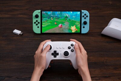 Foto 5 | Foto 5 | Controlador Bluetooth 8bitdo Ultimate Con Base De Carga, Color Blanco - Venta Internacional.