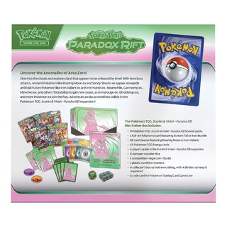 Foto 3 | Foto 3 | Pokemon Tcg Scarlet & Violet: Paradox Rift - Elite Trainer Box Iron Valiant