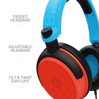 Foto 4 | Foto 4 | Audifonos 4gamers C6-100 Headset: Gaming Para Ps4/ps5, Xbox, Switch, Pc - Rojo/azul