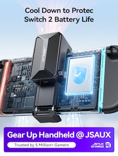 Foto 3 | Foto 3 | Ventilador Jsaux Para Nintendo Switch 2 Black (gp0201a) - Venta Internacional.