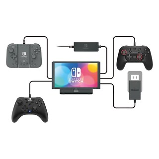 Foto 5 | Foto 5 | Dock Cargador para Nintendo Switch Portatil Usb Nsw Hori Negro