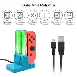Foto 3 | Foto 3 | Base De Carga Fastsnail Para Nintendo Switch Joy Con Y Oled - Venta Internacional.