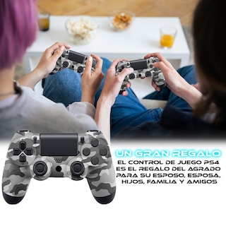 Foto 6 | Foto 6 | Control Inalámbrico para Ps4 Store Cline Camuflaje Gris