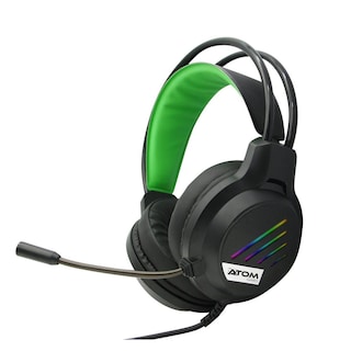 Foto 1 | Foto 1 | Auriculares Atom Games AGXBOXS-001D con Cable Y Micrófono color Verde