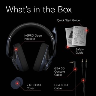 Foto 5 | Foto 5 | Auriculares para Juegos Epos H6Pro Open Acoustic con Micrófono Xbox PS4 PS5 PC - Venta Internacional