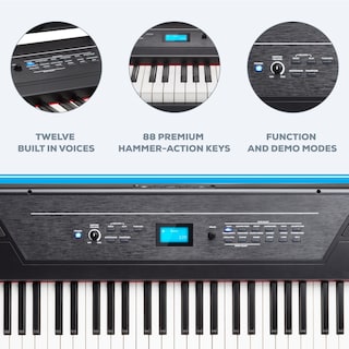 Foto 2 | Foto 2 | Piano Digital Alesis Recital Pro De 88 Teclas Con Teclas Ponderadas - Venta Internacional.