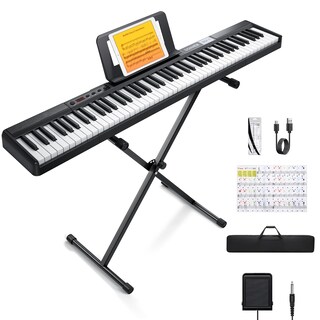 Foto 1 | Foto 1 | Teclado De Piano Donner Dep-1 De 88 Teclas Con Soporte, Pedal Y Funda - Venta Internacional.