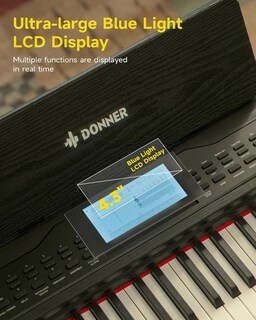 Foto 2 | Foto 2 | Piano Digital Donner Ddp-95 De 88 Teclas Para Principiantes, Negro - Venta Internacional.