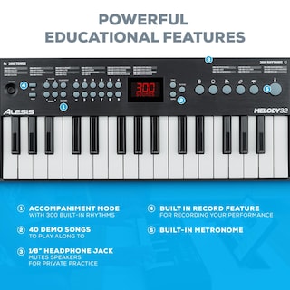 Foto 4 | Foto 4 | Teclado Eléctrico Piano Digital Alesis Melody 32 - Venta Internacional.