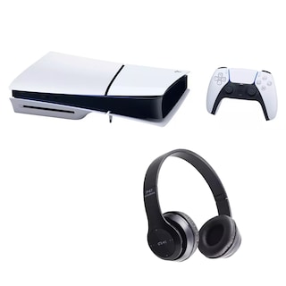 Foto 1 | Foto 1 | Consola Playstation 5 Slim Físico 1tb + Audífonos Bluetooth