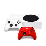 Bundle Consola Xbox Series S 512 Gb color Blanco + Control Inalámbrico Xbox Pulse Red