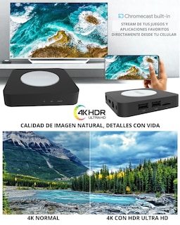 Foto 3 | Foto 3 | Reproductor de Streaming Mecool KM2PLUS 4K HDR y Chromecast KM2 Plus 2gb Ram 16gb Flash