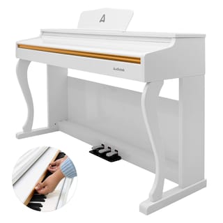 Foto 2 | Foto 2 | Piano Teclado Electrico 88 Teclas Digital 15v 3a 900 Ritmos Blanco Audiotek